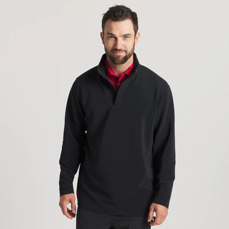 Canton Performance Quarterzip Black With Red
