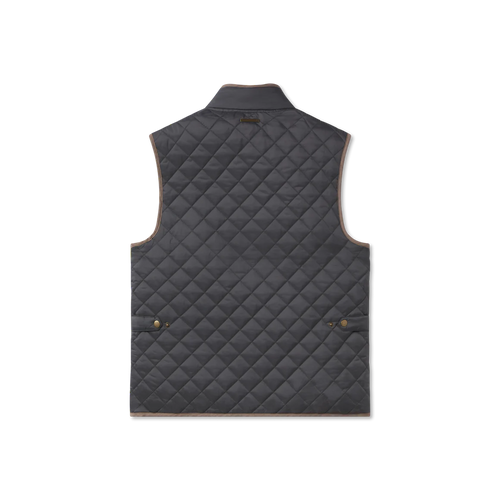 Huntington Quilted Vest Slate Gray