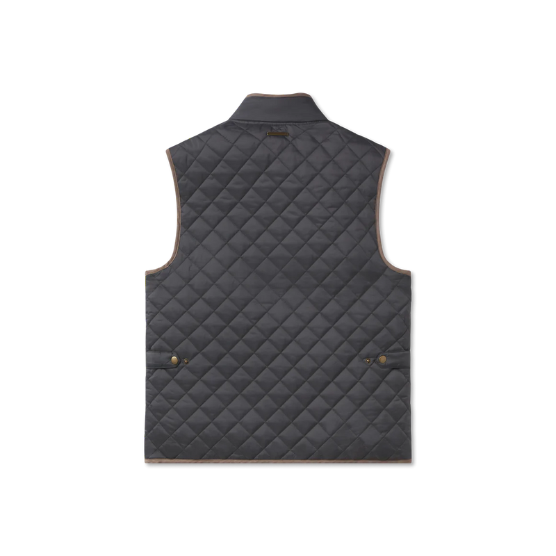 Huntington Quilted Vest Slate Gray