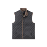 Huntington Quilted Vest Slate Gray