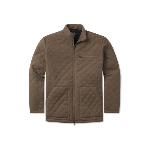 Edinburgh Quilted Jacket Stone Brown