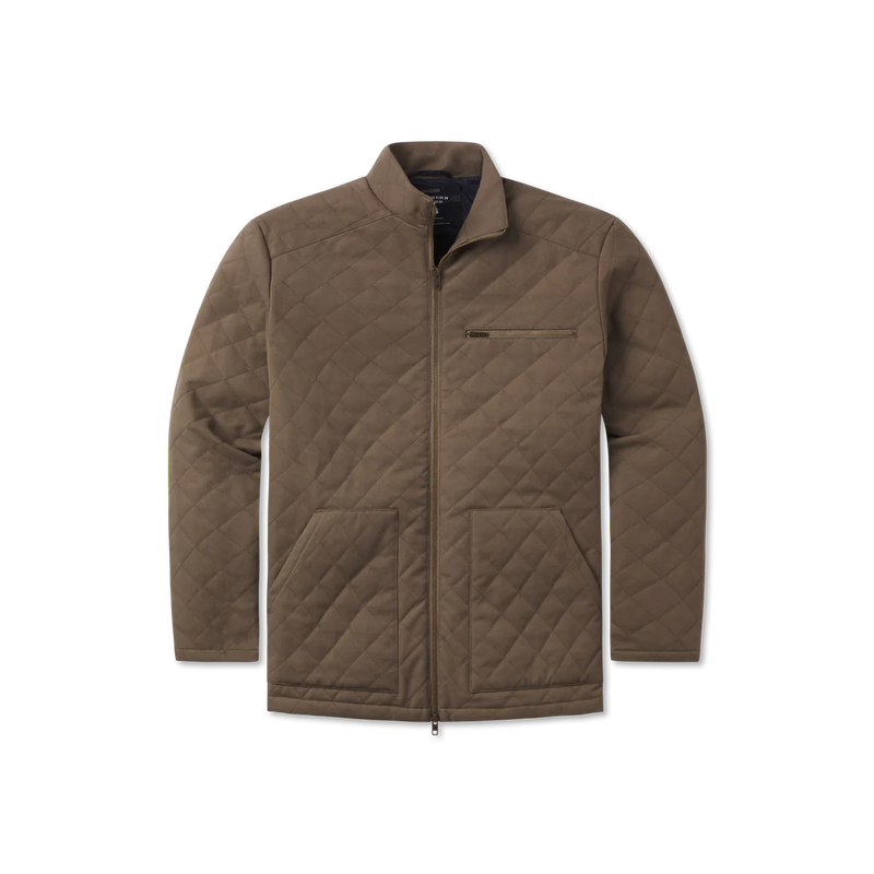 Edinburgh Quilted Jacket Stone Brown