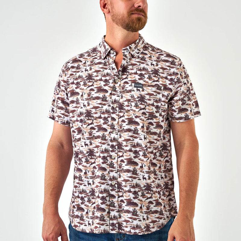 Performance Button Up - Brush Country