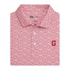 Georgia Icons Printed Performance Polo - White