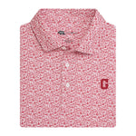 Georgia Icons Printed Performance Polo - White