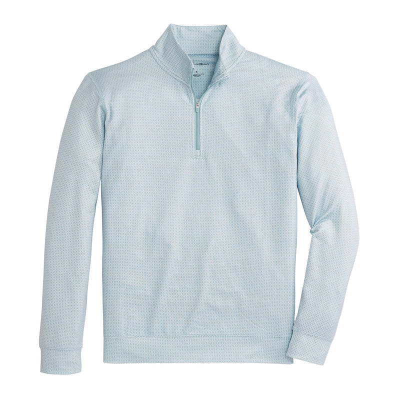 Cay Printed Performance 1/4 Zip - Cloud