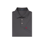 Varsity Performance Polo BLACK WITH RED