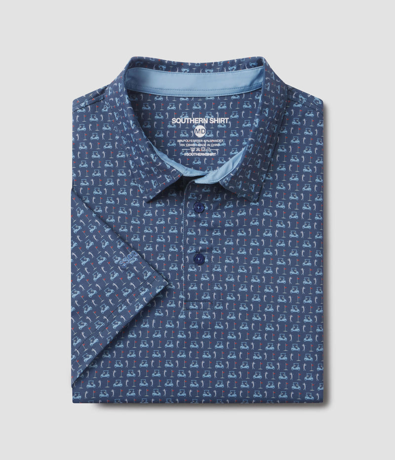 Perfect Round Printed Polo Nocturnal