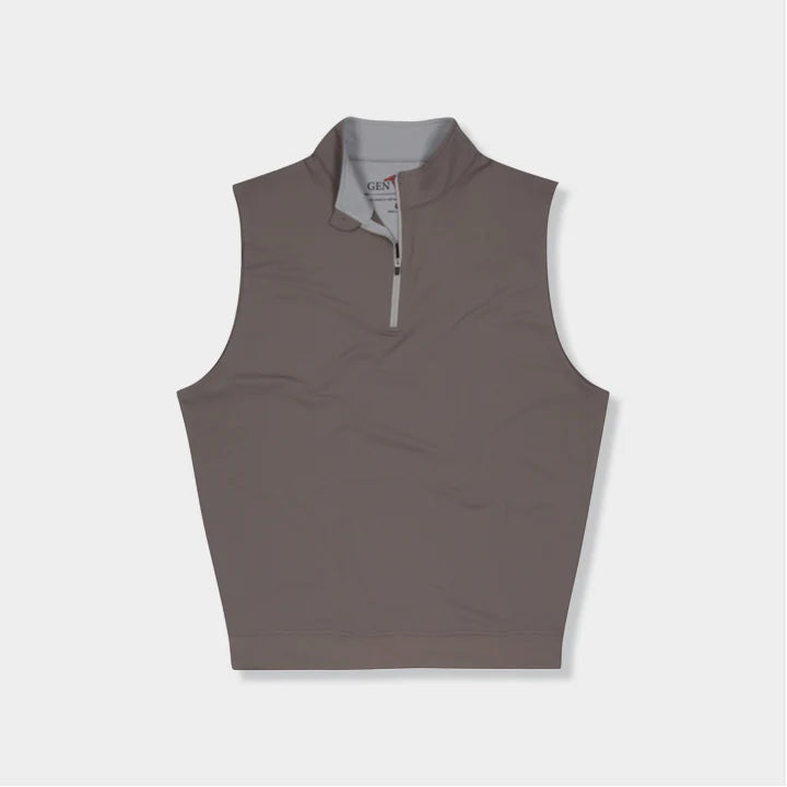 DARK CHARCOAL Performance Quarter-Zip Vest