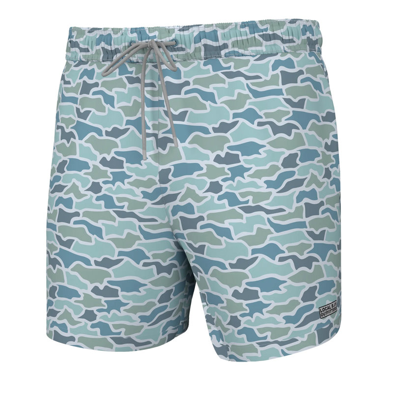 Bayview Swim Trunks Cool Oak Camo