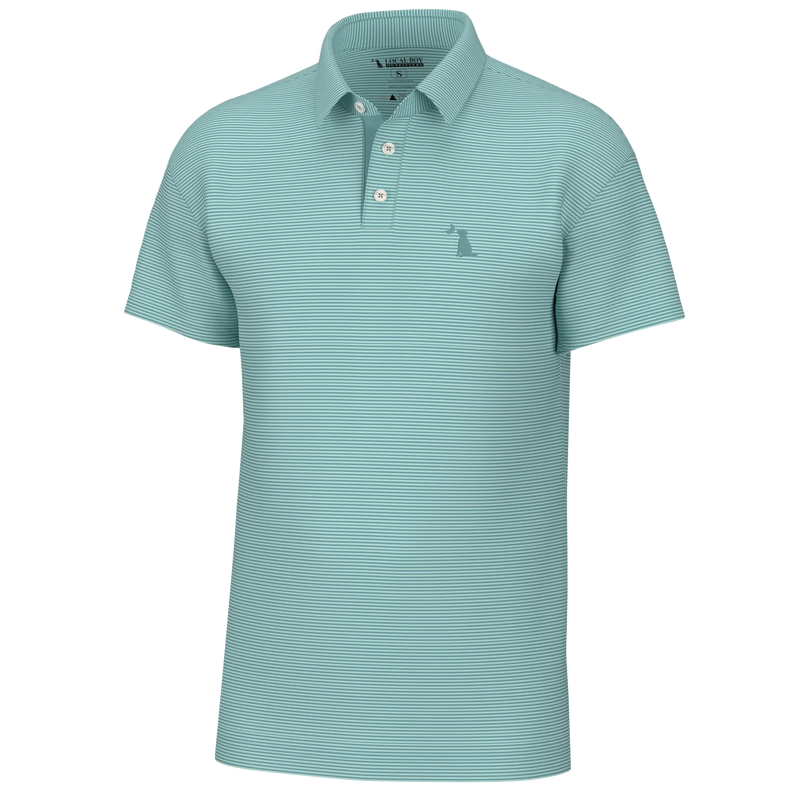 Palms Polo - Dark Teal/Teal