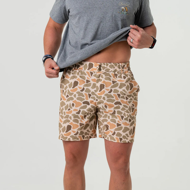 Everyday Short - Venado Camo - Brown Pocket 7"