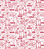 Georgia Icons Printed Performance Polo - White
