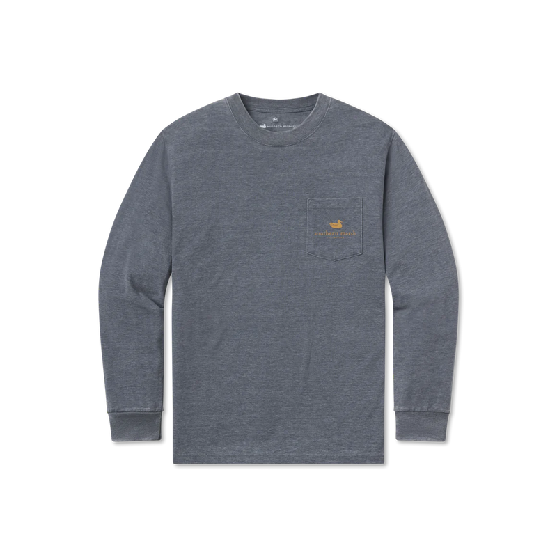 SEAWASH™ Tee - Marsh Mercantile Co. - Long Sleeve Midnight Gray