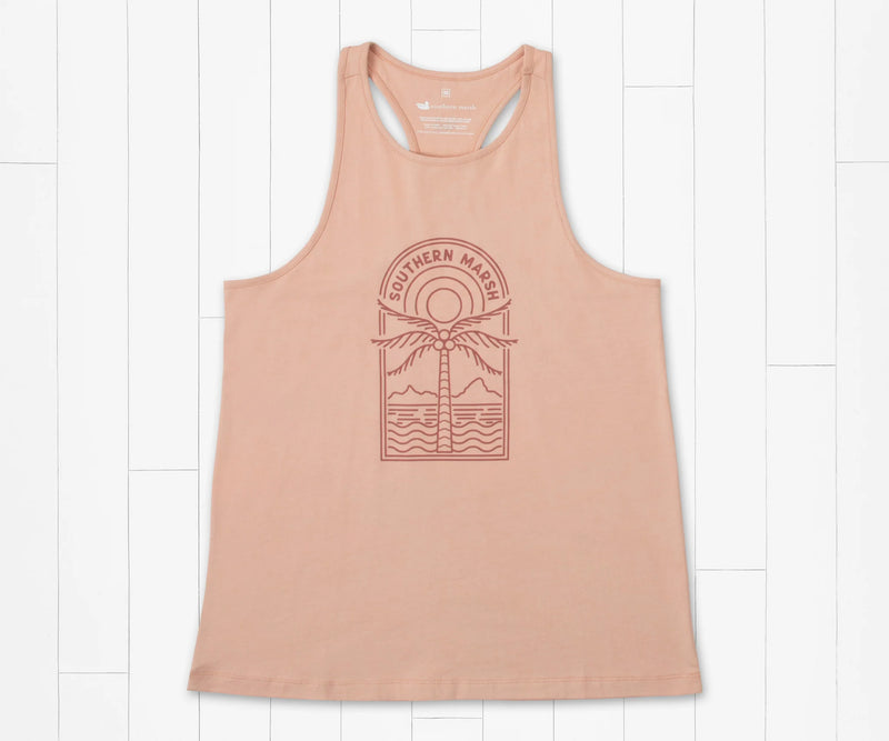 Maui Racerback Tank - Palm