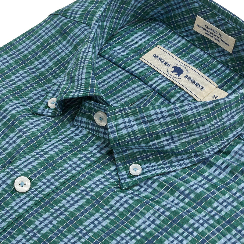 Flush Classic Fit Brushed Performance Twill - Smoke Pine