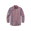 Tupelo Windowpane Dress Shirt Slate and Red