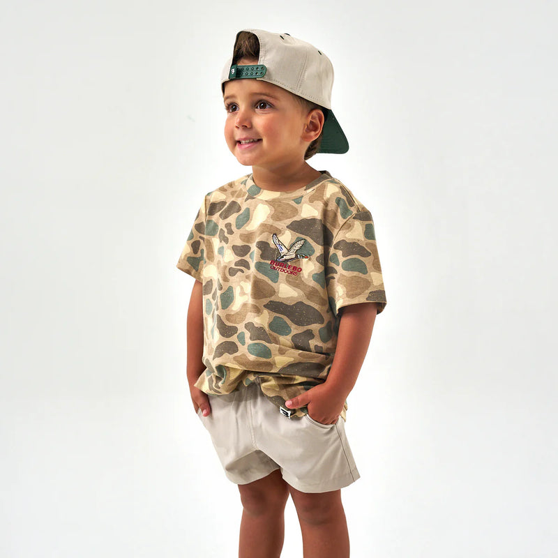Youth Pintail Camo Tee - Flying Mallard