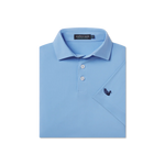 Youth Galway Grid Performance Polo French Blue