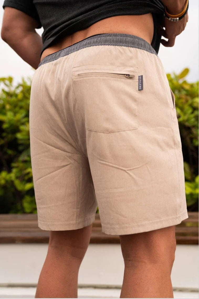 Athletic Shorts - Heather Khaki Driftwood Camo Liner