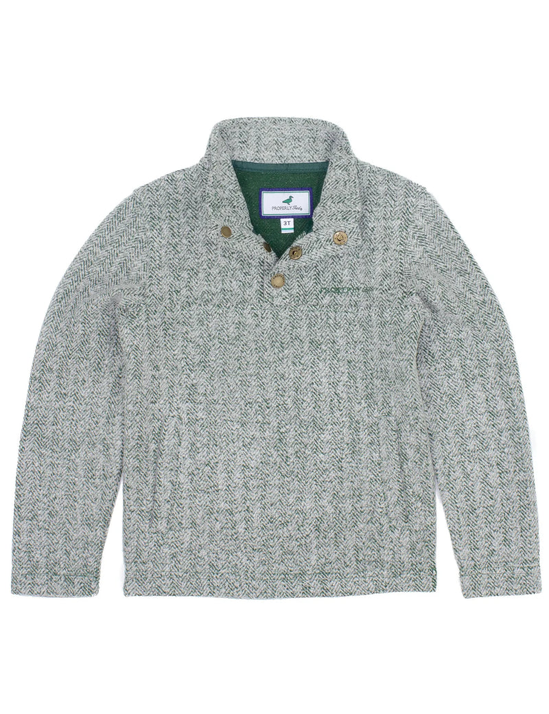 BOYS UPLAND PULLOVER SPRUCE