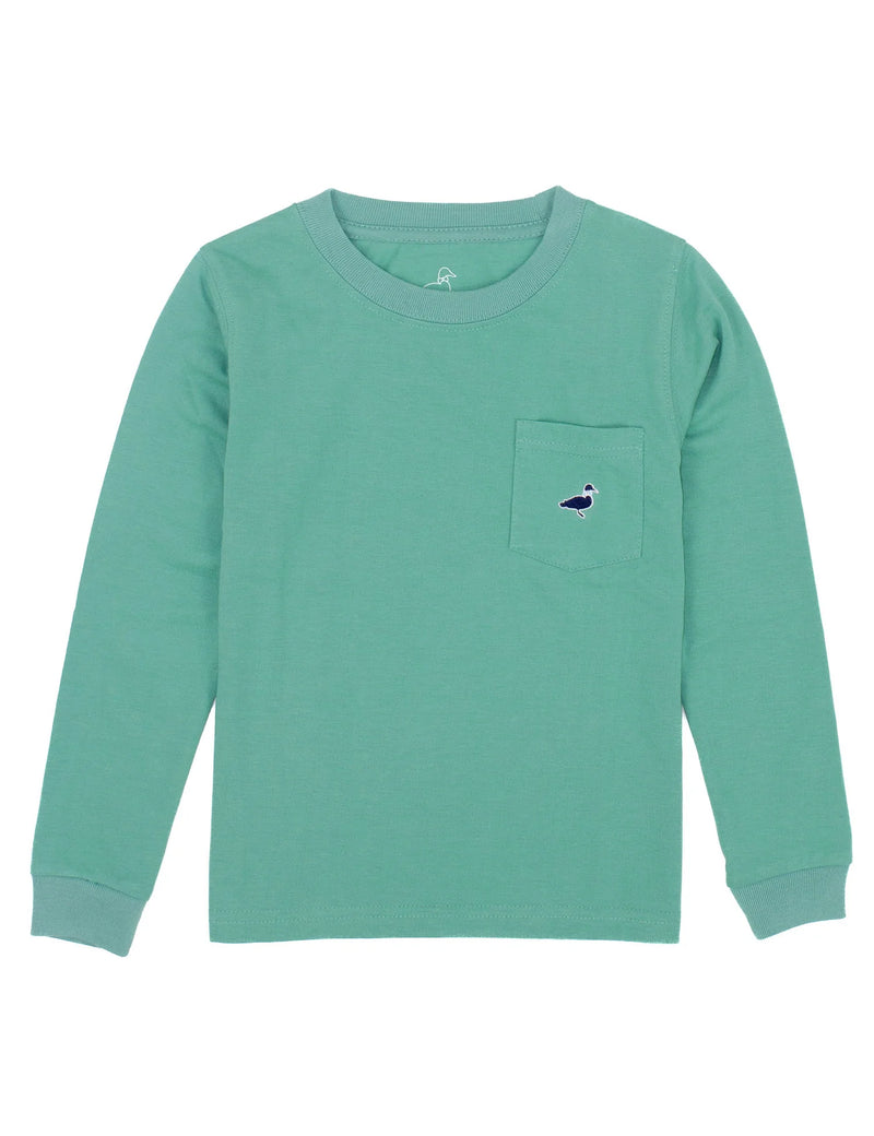 BOYS PARKER POCKET TEE LS IVY