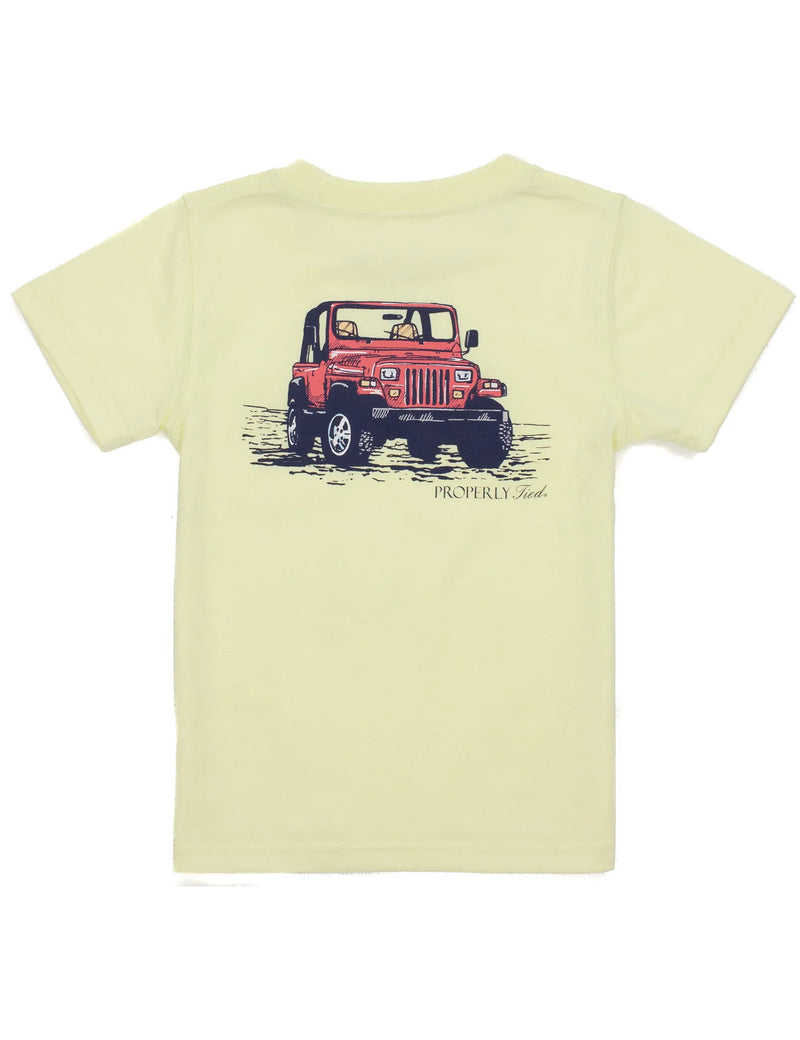 Boys Offroad SS Light Yellow