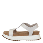 MEND IN CHAMOIS PLATFORM SANDALS