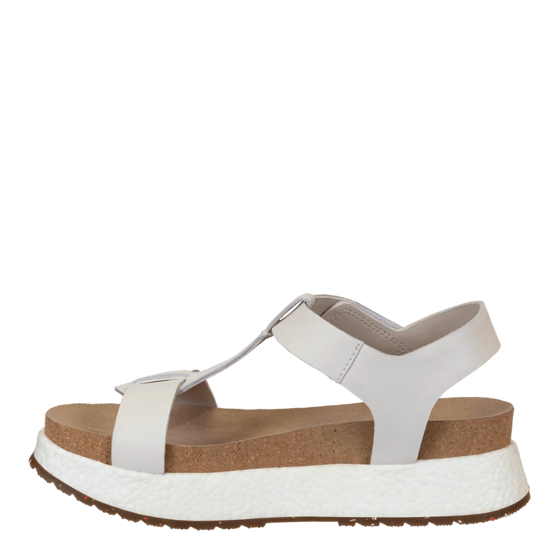 MEND IN CHAMOIS PLATFORM SANDALS