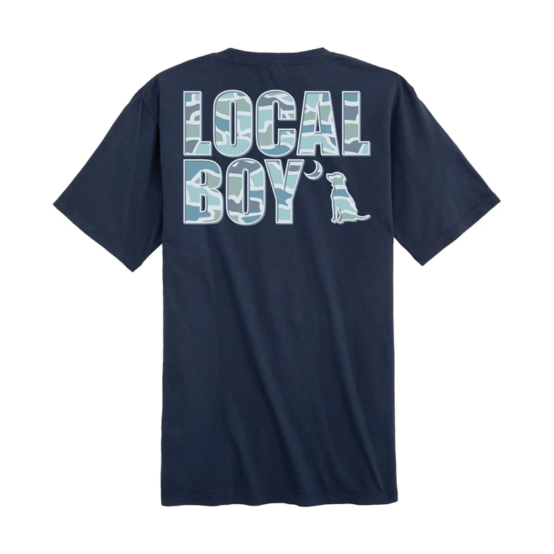 Raised Camo Text SS Tee
