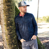 ROAN CAMO 1/4 ZIP NAVY