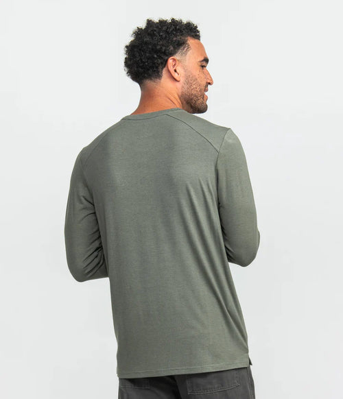 MAX COMFORT HENLEY LS CEDAR