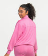 AROUND THE BLOCK QUARTER ZIP CANDY CRUSH