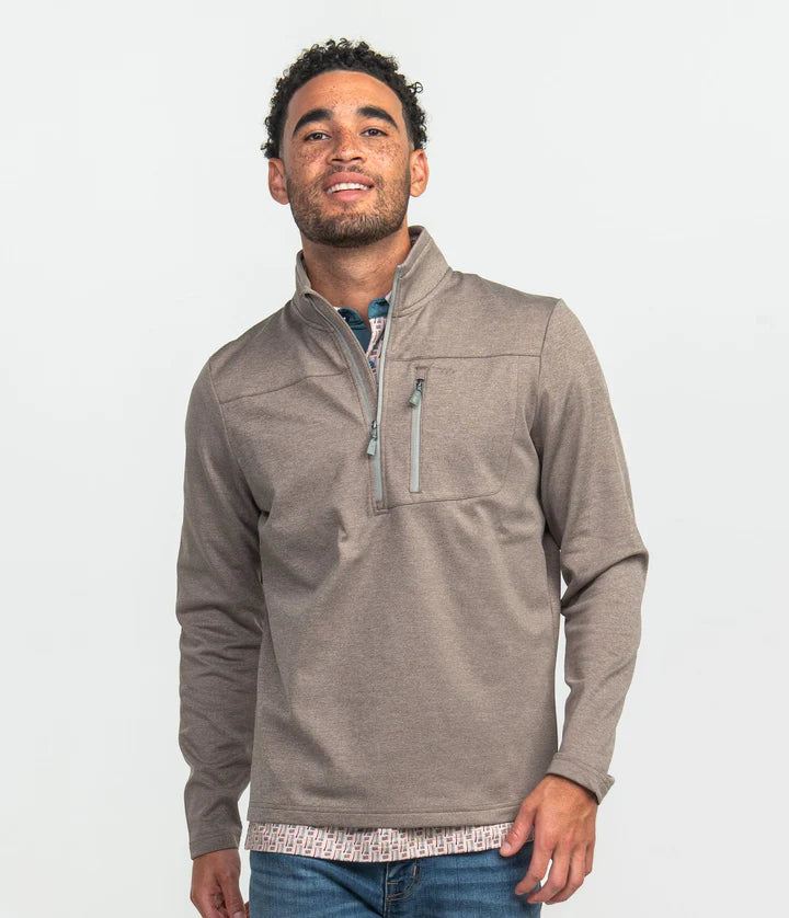 UPTOWN PERFORMANCE FLEECE PULLOVER DEEP WOODS