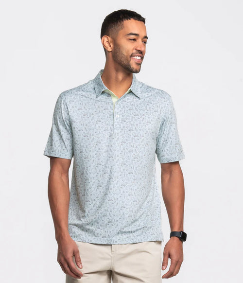 TAPPED IN PRINTED POLO