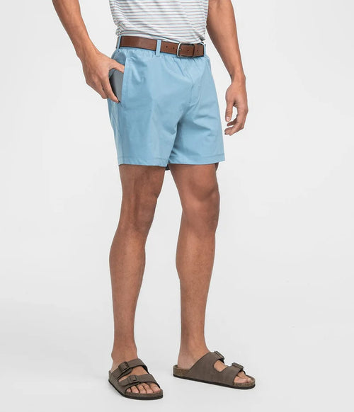 Everyday Hybrid Short With Belt Loops (5.5" Inseam) - Mountain Spring