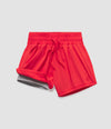 Womens Lined Hybrid Shorts Rio Red