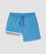 Blue Blooms Swim Shorts