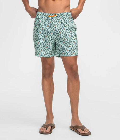 Shot O Clock Swim Shorts - 6" inseam
