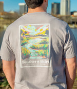 Marshland Glades Tee - Harbor Slate