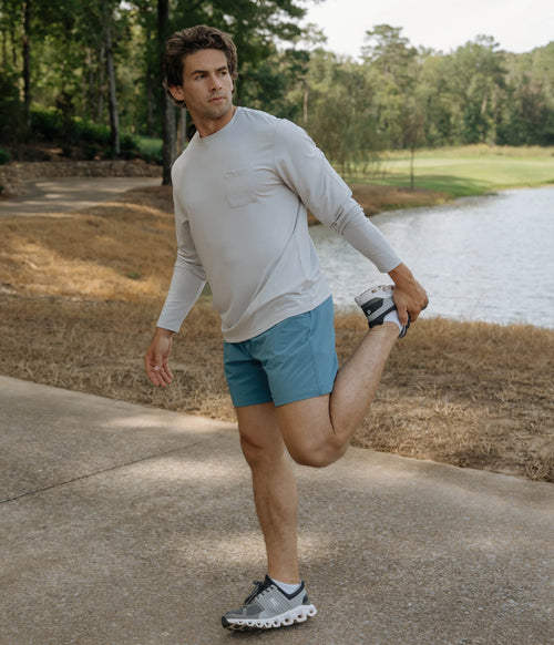 Max Comfort Pocket Tee LS Stone