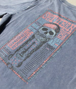 OUTLAW COUNTRY TEE LS BLUE SHADOW