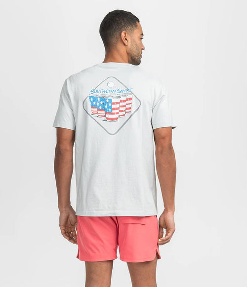 USA Pong Tee - Oyster