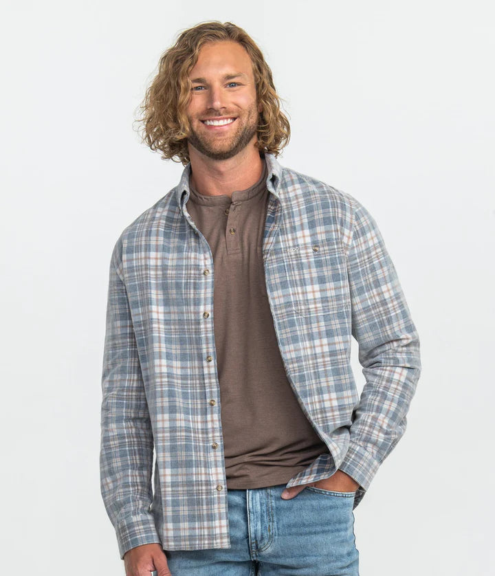 BRAXTON LIGHTWEIGHT CORD FLANNEL LS TETON