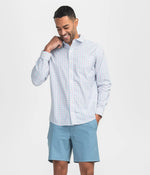 Magnolia Plaid LS - Pacific Cooler