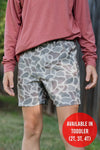 Youth Everyday Short - Classic Deer Camo - Grey Pocket