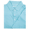 BREAK STRIPE PERFORMANCE POLO Petit Four/White