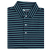 NAVY/ETHER/DEEP GRASS_FAIRWAY STRIPE PERFORMANCE POLO