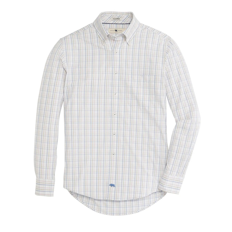Pompano Tailored Fit Performance Button Down