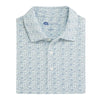 Transfusion Printed Icon Polo Wan Blue